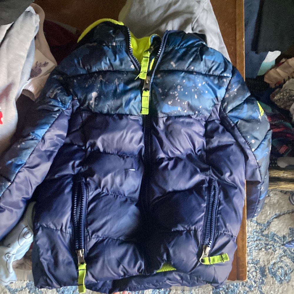 SNOZU - 4T puffer jacket blue